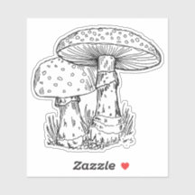 Agaric Mushies Sticker
