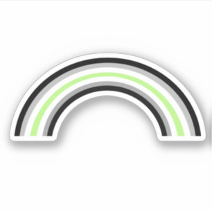Adesivo Agender Rainbow