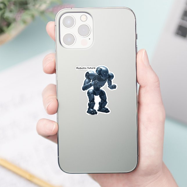 Adesivo Agentic AI (robots that act independently) (Telefone)