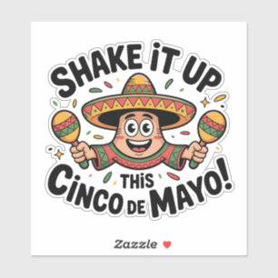 Adesivo Agita Este Cinco De Mayo!