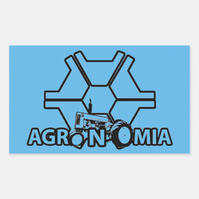 Loja da Agronomia - Adesivo logo Agronomia Branco