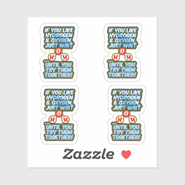 Adesivo Água de hidratação química fina H2O (Folha)