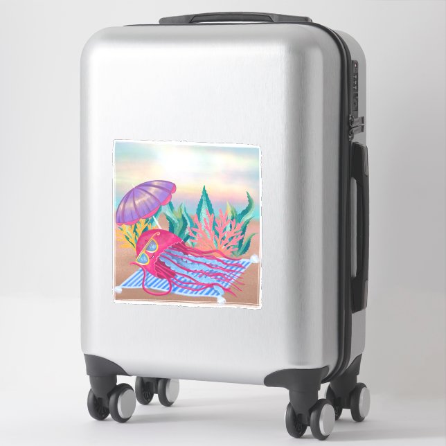 Adesivo Águas-do-sol Óculos-de-sol Sala das Crianças (Mala)