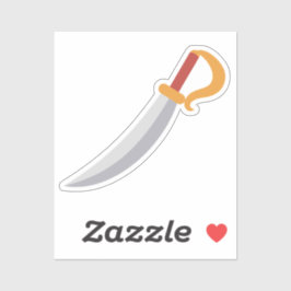 Adesivo Ahoy Ali! Vinheta de Festa de aniversário Pirata