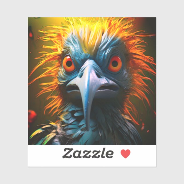 Adesivo Ai Artsy Bird (Folha)