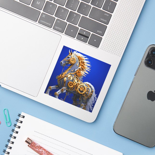 Adesivo Ai Horse (Notebook com iPhone)