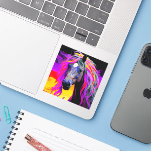 Adesivo Ai Horse Trabalho de arte