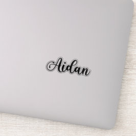 Adesivo Aidan Name - Caligrafia manuscrita