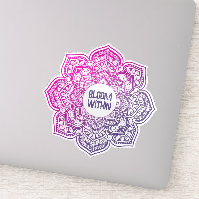 Adesivo Aion Mandala Personalized Custom-Cut Vinyl Sticker (Detalhe)