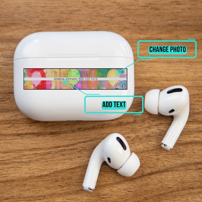 Adesivo Airpods Pro Case Skin Decorative - Ballons (Please enjoy our Airpod stickers)