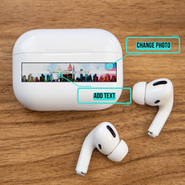 Adesivo Airpods Pro Case Skin Decorative - Cityscape (Please enjoy our Airpod stickers)