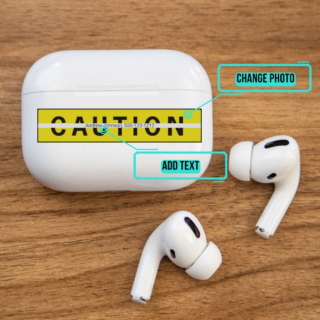 Adesivo Airpods Pro Case Skin Decorative - Sinal de precau (Please enjoy our Airpod stickers)