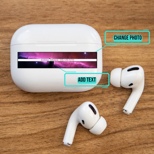 Adesivo Airpods Pro Caso - Pele Decorativa - Nebula (Please enjoy our Airpods stickers)