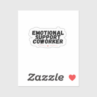 Adesivo Ajuda emocional Colega de trabalho relaxa e sofist