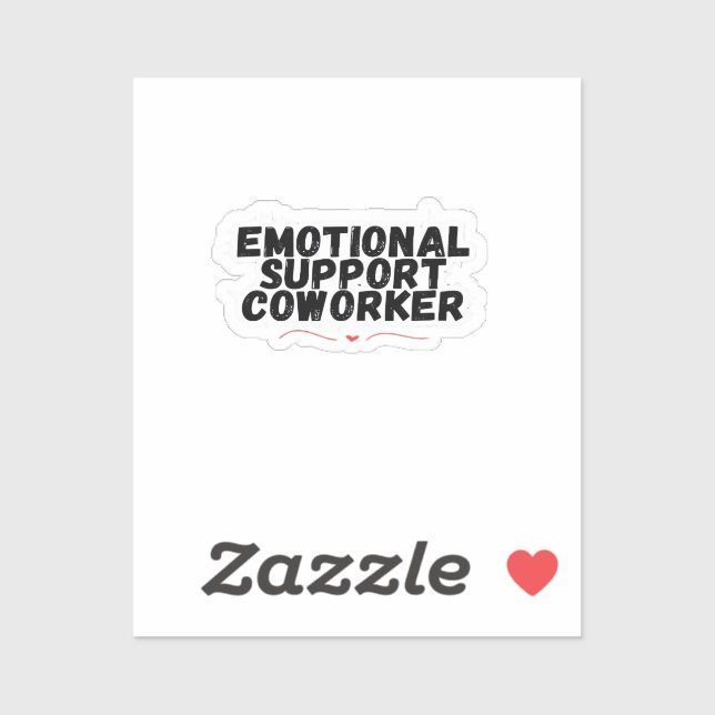Adesivo Ajuda emocional Colega de trabalho relaxa e sofist (Folha)