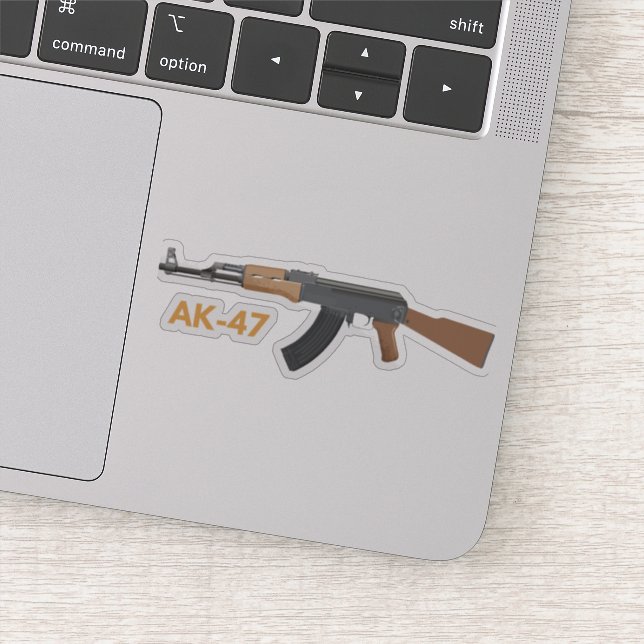 Adesivo AK-47 Escória de Assalto (Detalhe)