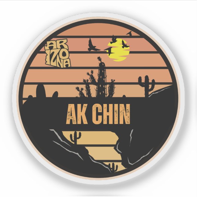 Adesivo Ak Chin, Arizona (Frente)