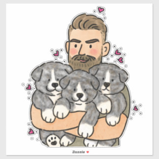 Adesivo Akita Inu Japonês Tigrado