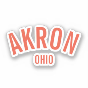 Adesivo Akron, Ohio