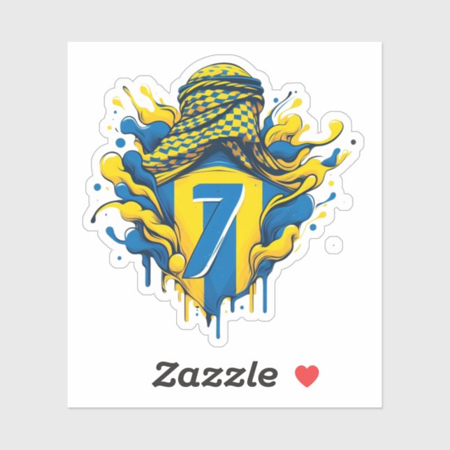 ADESIVO AL NASSR FOOTBALL (Folha)