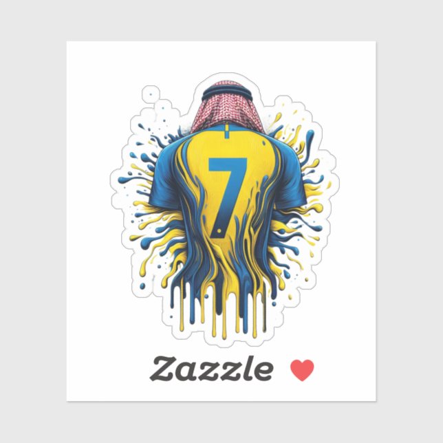 ADESIVO AL NASSR FOOTBALL (Folha)