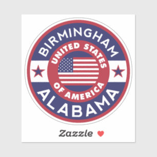 Adesivo Alabama, BIRMINGHAM