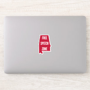 Adesivo Alabama - Zona Livre de Fala