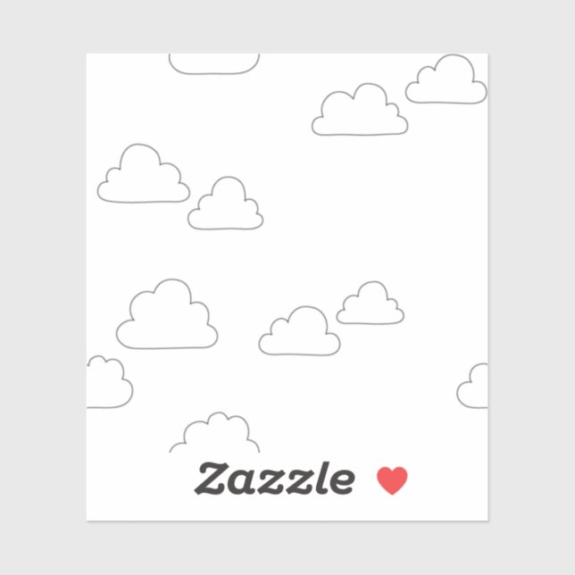 Adesivo Alabaster Custom-Cut Vinyl Sticker (Folha)