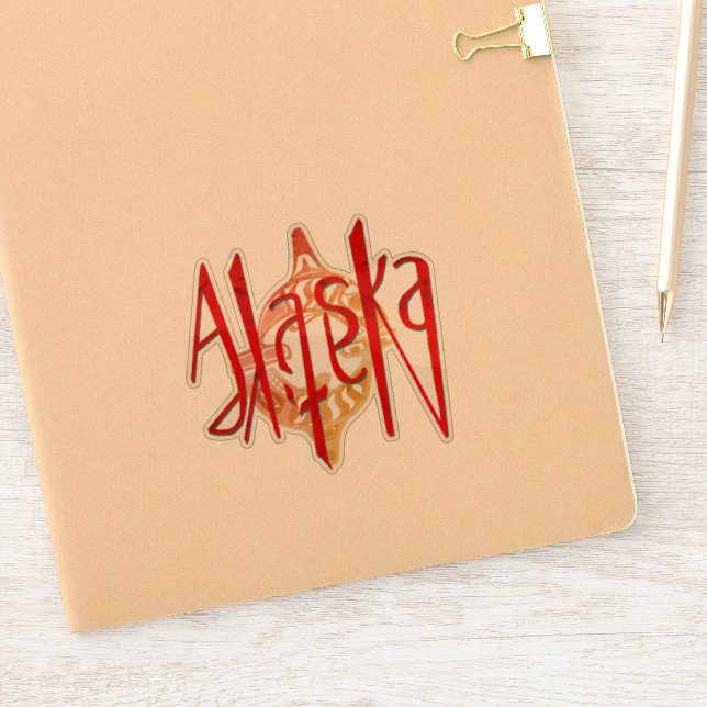Adesivo Alaska Native Ambigram (Notebook)