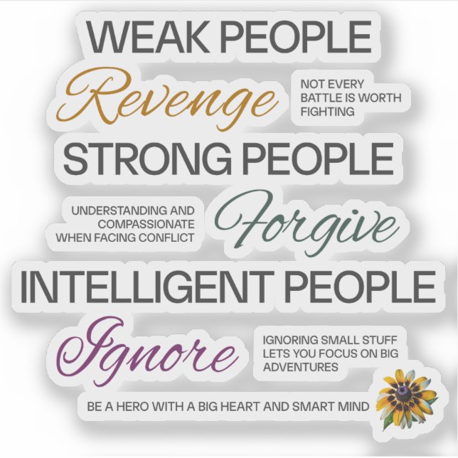 Adesivo Albert Einstein Motivational Quote Typography (Frente)