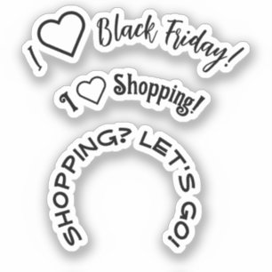 Adesivo Álbum de Recortes BLACK FRIDAY