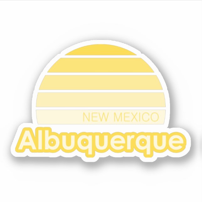 Adesivo Albuquerque Novo México (Frente)