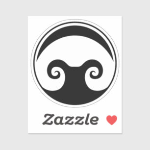 Adesivo Aldarion Sticker Preto 2x2"