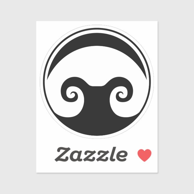 Adesivo Aldarion Sticker Preto 2x2" (Folha)