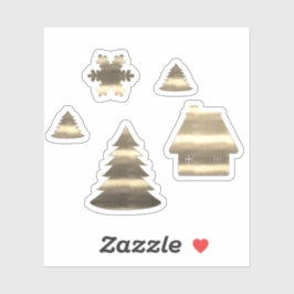 Adesivo Aldeia de Natal Feliz