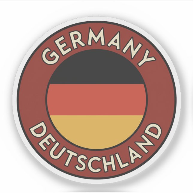Adesivo Alemanha, deutschland (Frente)