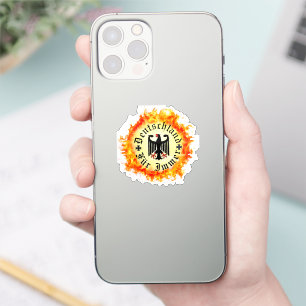 Adesivo Alemão/Deutschland Para Sempre/águia/cruz de ferro