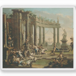 Adesivo Alessandro Magnasco - Bacchanale