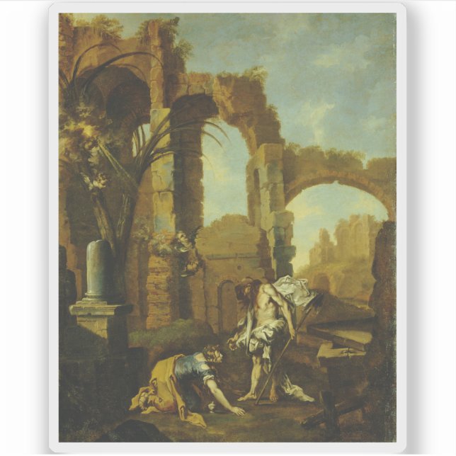 Adesivo Alessandro Magnasco - Noli Me Tangere (Frente)