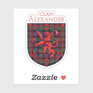 Adesivo Alexander Hunting Tartan Xadrez Escocesa