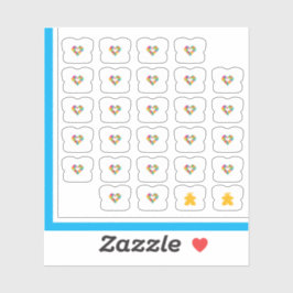 Adesivo Alfinetes-Pau - Peça, Amor e Polinominos