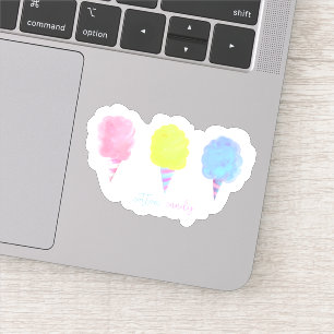 Adesivo Algodão doce, deserto, ameixas, algodão doce, rosa