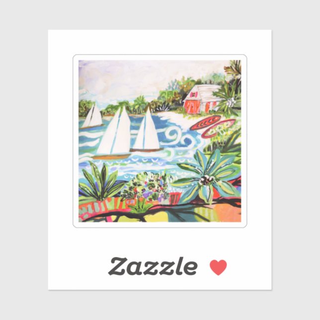 Adesivo Algodão Vermelho no Golfo II (Folha)