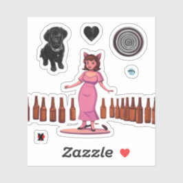 ADESIVO ALGUMAS GAROTAS QUEREM BEBER