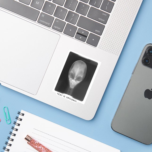 Adesivo Alien X-Ray (Notebook com iPhone)