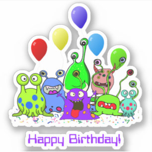 Adesivo Alienígena Art * Festa com Aliens