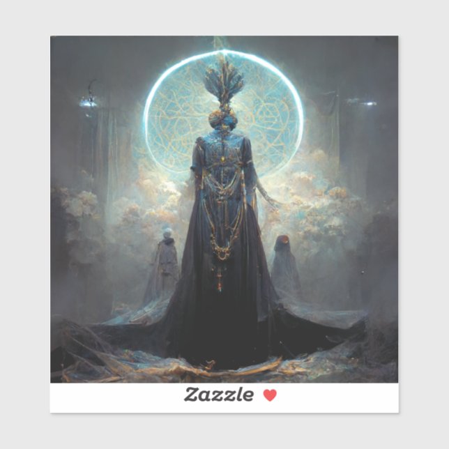 Adesivo Alienígena Fae 3 Fantasy Sci-Fi (Folha)