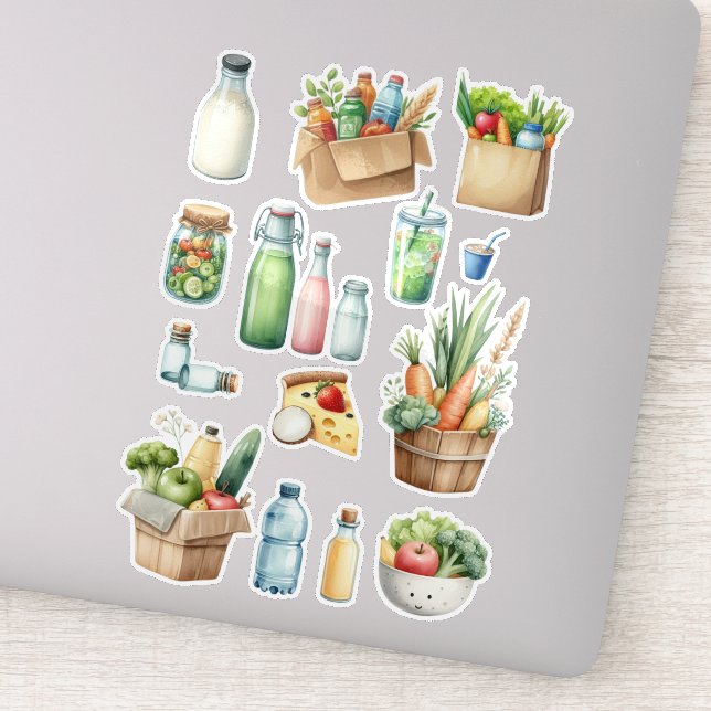 Adesivo Alimentação Saudável (Detalhe)