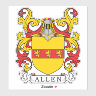 Adesivo Allen Family Crest