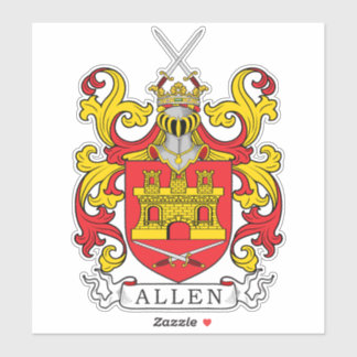 Adesivo Allen Family Crest